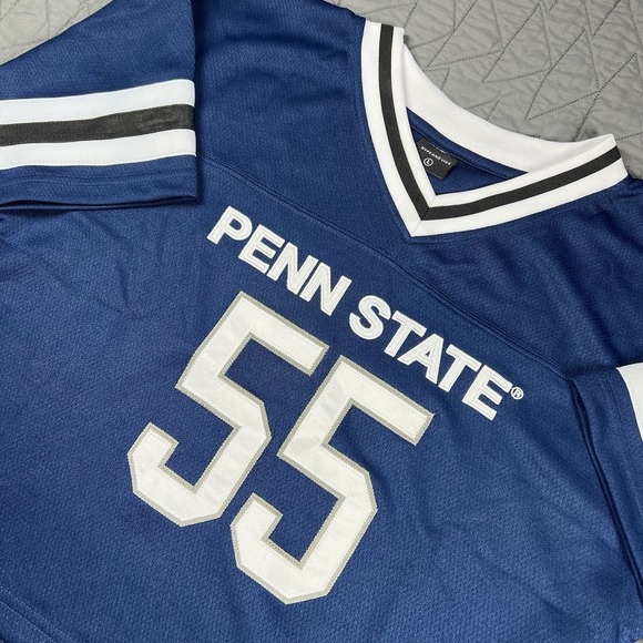 Hype and Vice Tops - Hype And Vice Women's Penn State Size‎ Large Football Jersey Nittany Lions